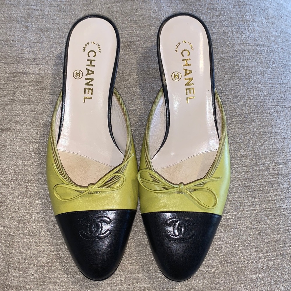 Authentic Chanel Mules